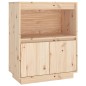 vidaXL Sideboard 60x34x75 cm Massivholz Kiefer vidaXL Sideboard 60x34x75 cm Massivholz Kiefer