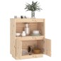 vidaXL Sideboard 60x34x75 cm Massivholz Kiefer vidaXL Sideboard 60x34x75 cm Massivholz Kiefer
