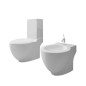 vidaXL Toiletten & Bidet Set Weiß Keramik vidaXL Toiletten & Bidet Set Weiß Keramik