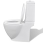 vidaXL Toiletten & Bidet Set Weiß Keramik vidaXL Toiletten & Bidet Set Weiß Keramik