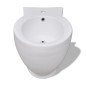 vidaXL Toiletten & Bidet Set Weiß Keramik vidaXL Toiletten & Bidet Set Weiß Keramik