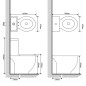 vidaXL Toiletten & Bidet Set Weiß Keramik vidaXL Toiletten & Bidet Set Weiß Keramik