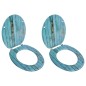 vidaXL Toilettensitze mit Deckel 2 Stk. MDF Altholz vidaXL Toilettensitze mit Deckel 2 Stk. MDF Altholz