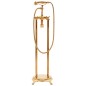vidaXL Freistehende Badewannenarmatur Edelstahl 99,5 cm Golden vidaXL Freistehende Badewannenarmatur Edelstahl 99,5 cm Golden