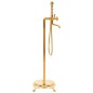 vidaXL Freistehende Badewannenarmatur Edelstahl 99,5 cm Golden vidaXL Freistehende Badewannenarmatur Edelstahl 99,5 cm Golden