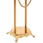 vidaXL Freistehende Badewannenarmatur Edelstahl 99,5 cm Golden vidaXL Freistehende Badewannenarmatur Edelstahl 99,5 cm Golden