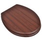 vidaXL Toilettensitze mit Deckel 2 Stk. MDF Braun vidaXL Toilettensitze mit Deckel 2 Stk. MDF Braun
