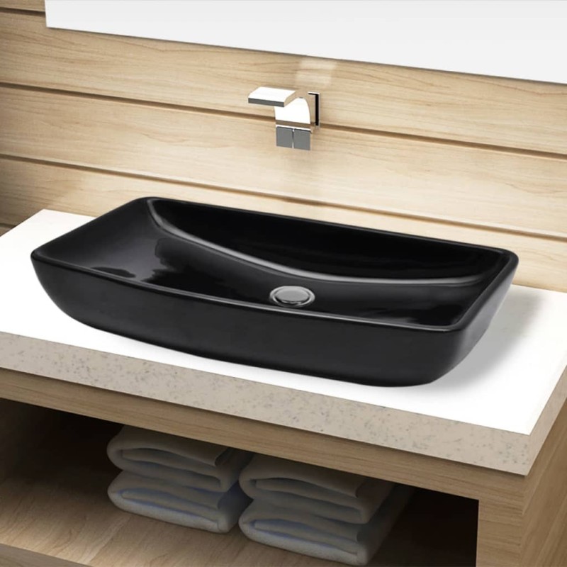 Keramik Waschbecken schwarz rechteckig Keramik Waschbecken schwarz rechteckig