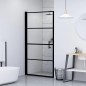 vidaXL Duschtür Hartglas 81×195 cm Schwarz vidaXL Duschtür Hartglas 81×195 cm Schwarz