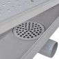 vidaXL Duschrinne 730x140 mm Edelstahl Löcher-Design vidaXL Duschrinne 730x140 mm Edelstahl Löcher-Design