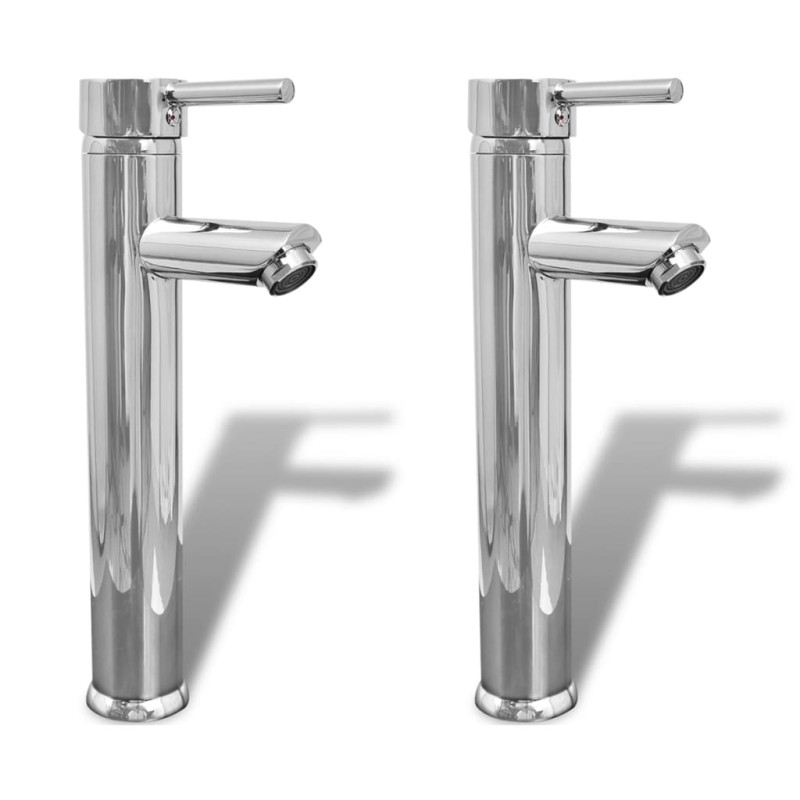 vidaXL Bad-Wasserhahn Mischbatterie 2 Stk. Chrom vidaXL Bad-Wasserhahn Mischbatterie 2 Stk. Chrom
