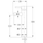 vidaXL Bad-Wasserhahn Mischbatterie 2 Stk. Chrom vidaXL Bad-Wasserhahn Mischbatterie 2 Stk. Chrom