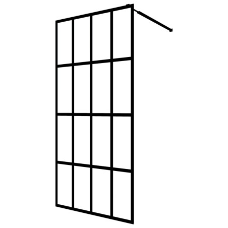 vidaXL Duschwand für Walk-in Dusche Klares Sicherheitsglas 80x195 cm
