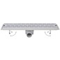 vidaXL Lineare Duschrinnen 2 Stk. Wellen 730 x 140 mm Edelstahl vidaXL Lineare Duschrinnen 2 Stk. Wellen 730 x 140 mm Edelstahl