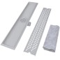 vidaXL Lineare Duschrinnen 2 Stk. Wellen 730 x 140 mm Edelstahl vidaXL Lineare Duschrinnen 2 Stk. Wellen 730 x 140 mm Edelstahl