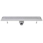 vidaXL Lineare Duschrinnen 2 Stk. Wellen 630 x 140 mm Edelstahl vidaXL Lineare Duschrinnen 2 Stk. Wellen 630 x 140 mm Edelstahl