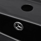 vidaXL Keramik Waschbecken mit Hahn-/Überlaufloch Schwarz Rechteckig vidaXL Keramik Waschbecken mit Hahn-/Überlaufloch Schwarz Rechteckig
