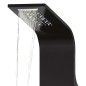vidaXL Duschpaneel Aluminium 20x44x130 cm Schwarz vidaXL Duschpaneel Aluminium 20x44x130 cm Schwarz