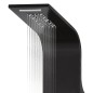 vidaXL Duschpaneel Aluminium 20x44x130 cm Schwarz vidaXL Duschpaneel Aluminium 20x44x130 cm Schwarz