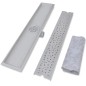 vidaXL Lineare Duschrinnen 2 Stk. Blasen 730 x 140 mm Edelstahl vidaXL Lineare Duschrinnen 2 Stk. Blasen 730 x 140 mm Edelstahl