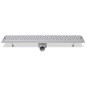 vidaXL Lineare Duschrinnen 2 Stk. Blasen 730 x 140 mm Edelstahl vidaXL Lineare Duschrinnen 2 Stk. Blasen 730 x 140 mm Edelstahl