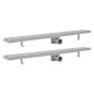 vidaXL Lineare Duschrinnen 2 Stk. Linien 930 x 140 mm Edelstahl vidaXL Lineare Duschrinnen 2 Stk. Linien 930 x 140 mm Edelstahl