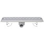vidaXL Lineare Duschrinnen 2 Stk. Linien 930 x 140 mm Edelstahl vidaXL Lineare Duschrinnen 2 Stk. Linien 930 x 140 mm Edelstahl