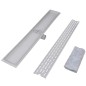 vidaXL Lineare Duschrinnen 2 Stk. Linien 930 x 140 mm Edelstahl vidaXL Lineare Duschrinnen 2 Stk. Linien 930 x 140 mm Edelstahl