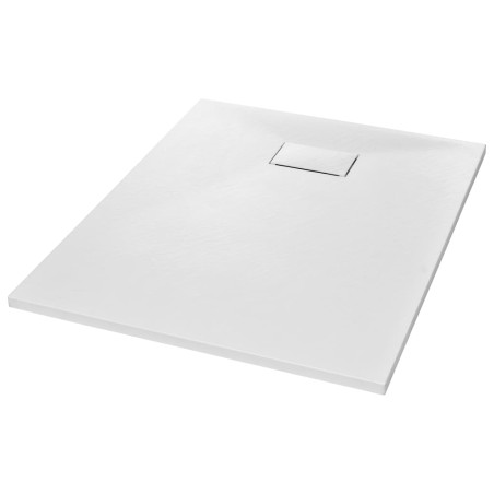 vidaXL Duschwanne SMC Weiß 100×80 cm