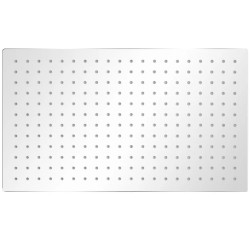 vidaXL Regenduschkopf Edelstahl 30x50 cm Rechteckig