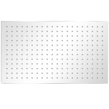 vidaXL Regenduschkopf Edelstahl 30x50 cm Rechteckig