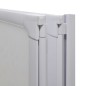 vidaXL Duschwand 117x120 cm 3-teilig Faltbar vidaXL Duschwand 117x120 cm 3-teilig Faltbar