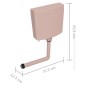vidaXL Spülkasten Wasserzulauf Unten 3/6 L Lachsrosa vidaXL Spülkasten Wasserzulauf Unten 3/6 L Lachsrosa