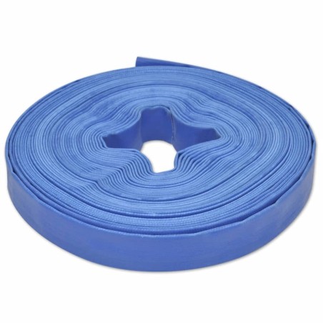 vidaXL Wasser-Flachschlauch 25 m 1 Zoll PVC