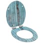 vidaXL Toilettensitz mit Soft-Close-Deckel MDF Altholz-Design vidaXL Toilettensitz mit Soft-Close-Deckel MDF Altholz-Design