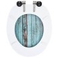 vidaXL Toilettensitz mit Soft-Close-Deckel MDF Altholz-Design vidaXL Toilettensitz mit Soft-Close-Deckel MDF Altholz-Design