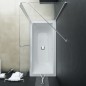 vidaXL Badewannenaufsatz 2-fach Faltbar ESG 120x68x130 cm vidaXL Badewannenaufsatz 2-fach Faltbar ESG 120x68x130 cm