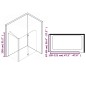 vidaXL Badewannenaufsatz 2-fach Faltbar ESG 120x68x130 cm vidaXL Badewannenaufsatz 2-fach Faltbar ESG 120x68x130 cm