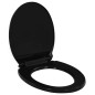 vidaXL Toilettensitz mit Absenkautomatik und Quick-Release Schwarz vidaXL Toilettensitz mit Absenkautomatik und Quick-Release Schwarz