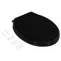 vidaXL Toilettensitz mit Absenkautomatik und Quick-Release Schwarz vidaXL Toilettensitz mit Absenkautomatik und Quick-Release Schwarz