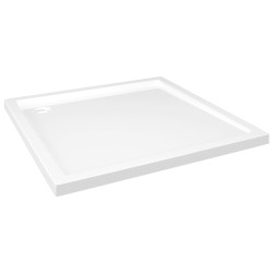 vidaXL Duschtasse ABS Quadratisch Weiß 80x80 cm 