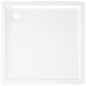 vidaXL Duschtasse ABS Quadratisch Weiß 80x80 cm vidaXL Duschtasse ABS Quadratisch Weiß 80x80 cm