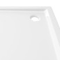 vidaXL Duschtasse ABS Quadratisch Weiß 80x80 cm vidaXL Duschtasse ABS Quadratisch Weiß 80x80 cm