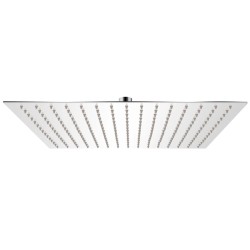 vidaXL Regenbrause Edelstahl 40x40 cm Quadratisch