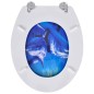 vidaXL Toilettensitz MDF Deckel Delfine vidaXL Toilettensitz MDF Deckel Delfine