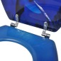 vidaXL Toilettensitz MDF Deckel Delfine vidaXL Toilettensitz MDF Deckel Delfine