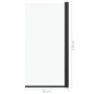 vidaXL Duschkabine ESG 68x130 cm Schwarz vidaXL Duschkabine ESG 68x130 cm Schwarz
