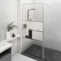 vidaXL Duschwand mit Ablage für Walk-In-Dusche Chrom 100x195 cm ESG vidaXL Duschwand mit Ablage für Walk-In-Dusche Chrom 100x195 cm ESG