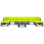 vidaXL 6-tlg. Paletten-Lounge-Set Grau Imprägniertes Kiefernholz vidaXL 6-tlg. Paletten-Lounge-Set Grau Imprägniertes Kiefernholz