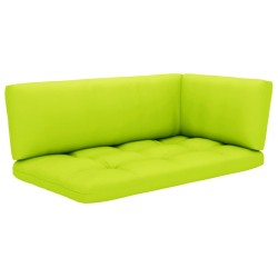 vidaXL 6-tlg. Paletten-Lounge-Set Grau Imprägniertes Kiefernholz